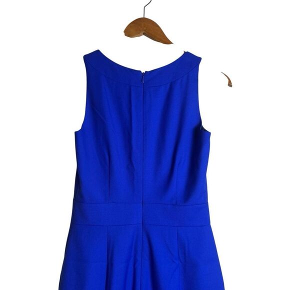 J. Crew 100% wool blue work dress. Size 0 - Picture 6 of 7